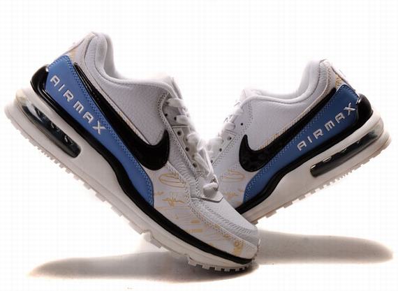 New Men'S Nike Air Max Ltd Black/ White/Steelblue
